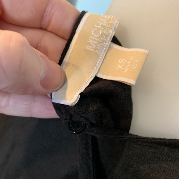 Like NEW! Michael Kors Black Eyelet Crop Top 🌟 - Picture 3 of 5